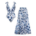 Set Floral bleu