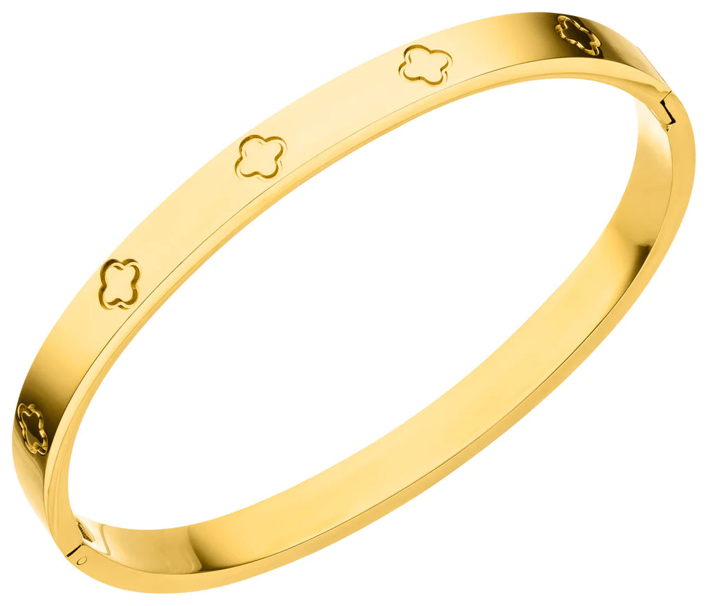 Golden Clover Bangle