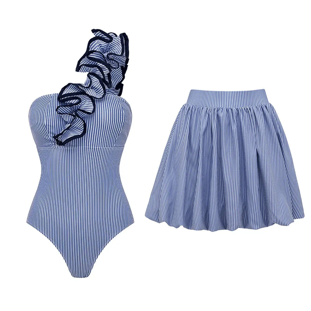 Set Rayé Marine