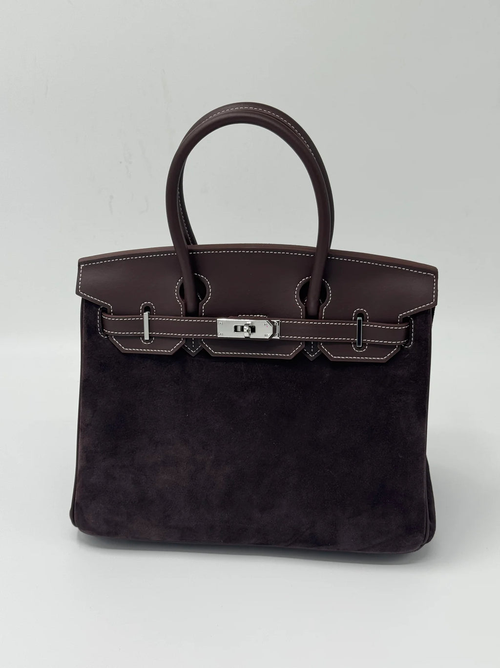 Sac Boston daim marron
