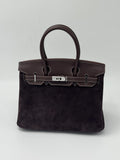 Sac Boston daim marron