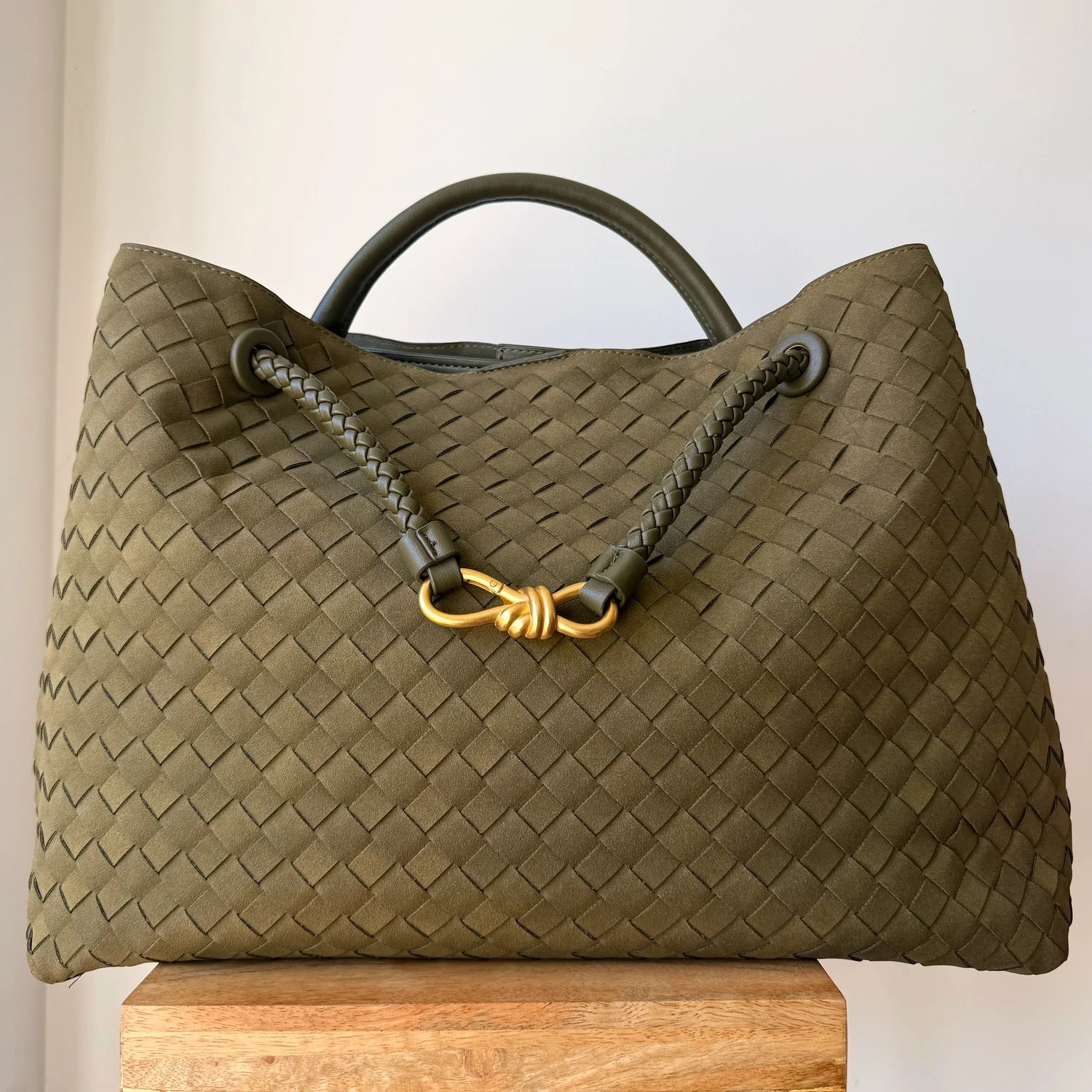 Sac à main tressé