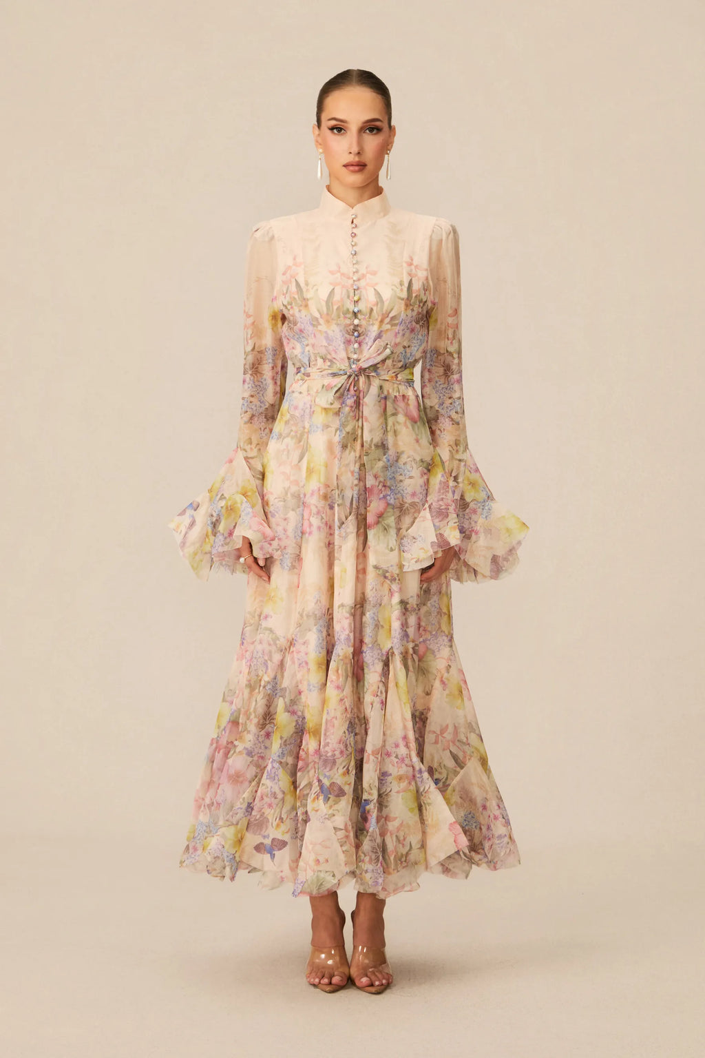Tiered maxi dress