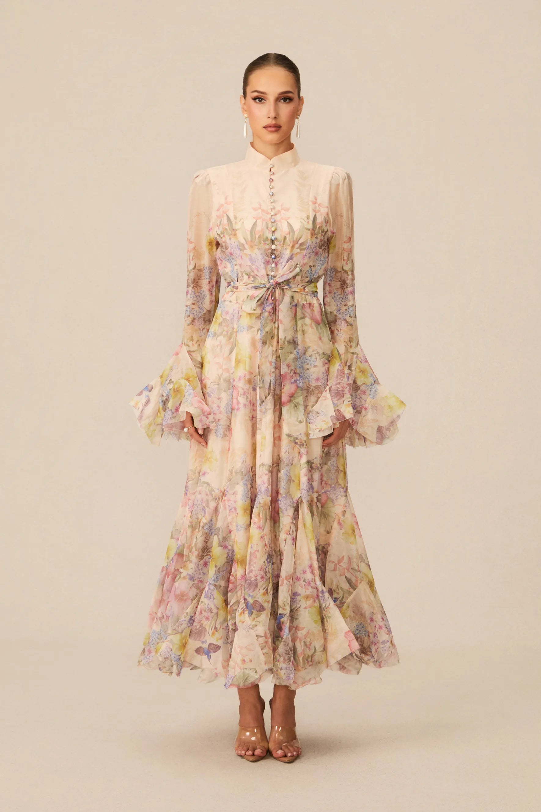 Tiered maxi dress