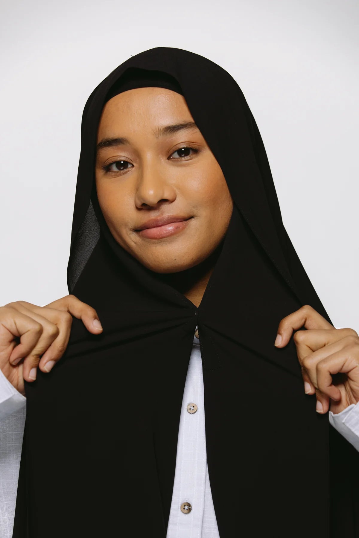 Hijab mousseline magnet