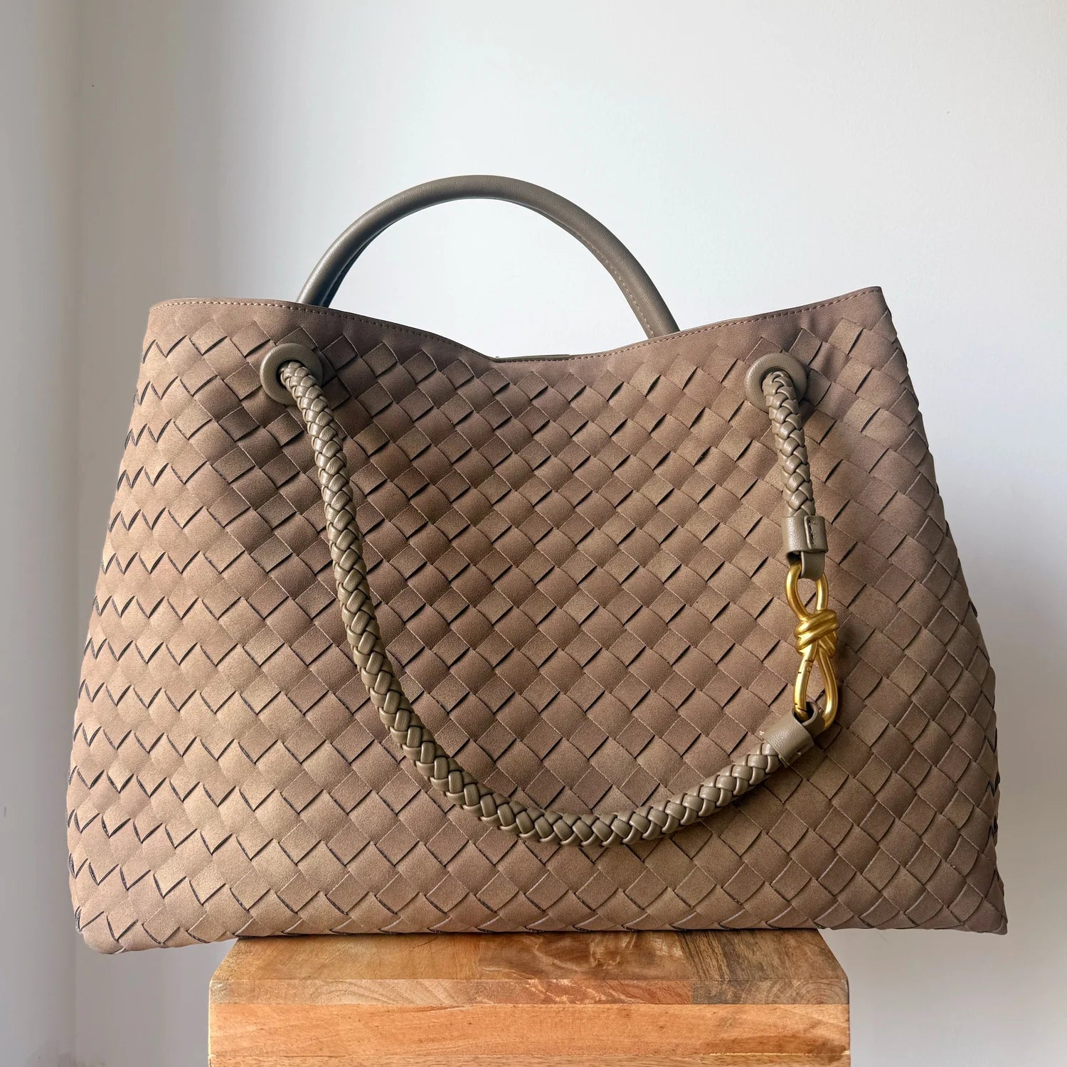 Sac à main tressé