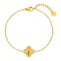 Bracelet Chaîne Trèfle Zircon