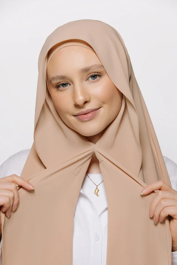 Hijab mousseline magnet