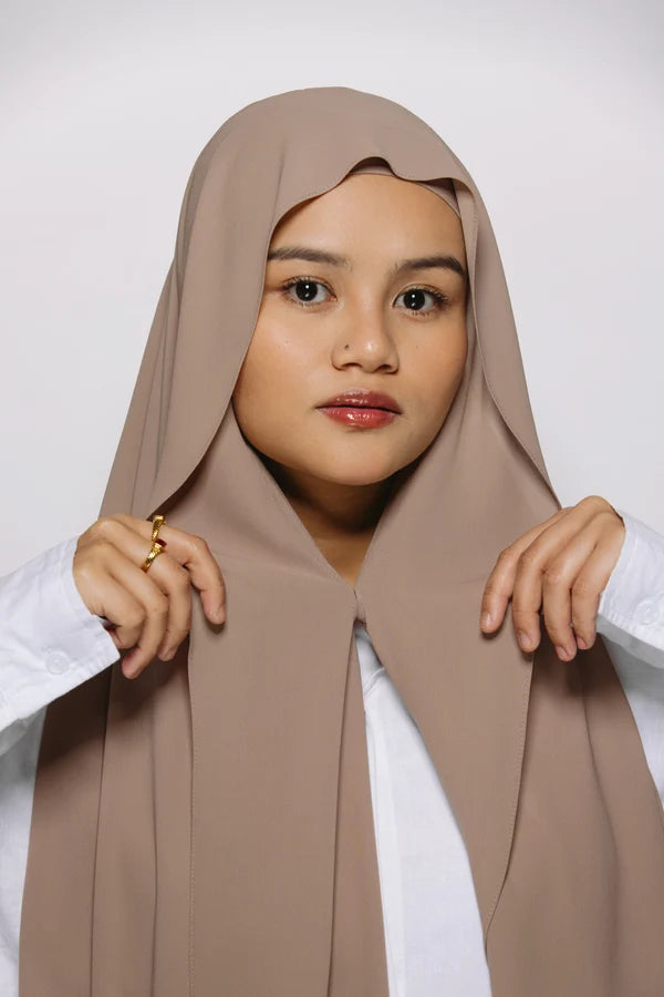 Hijab mousseline magnet