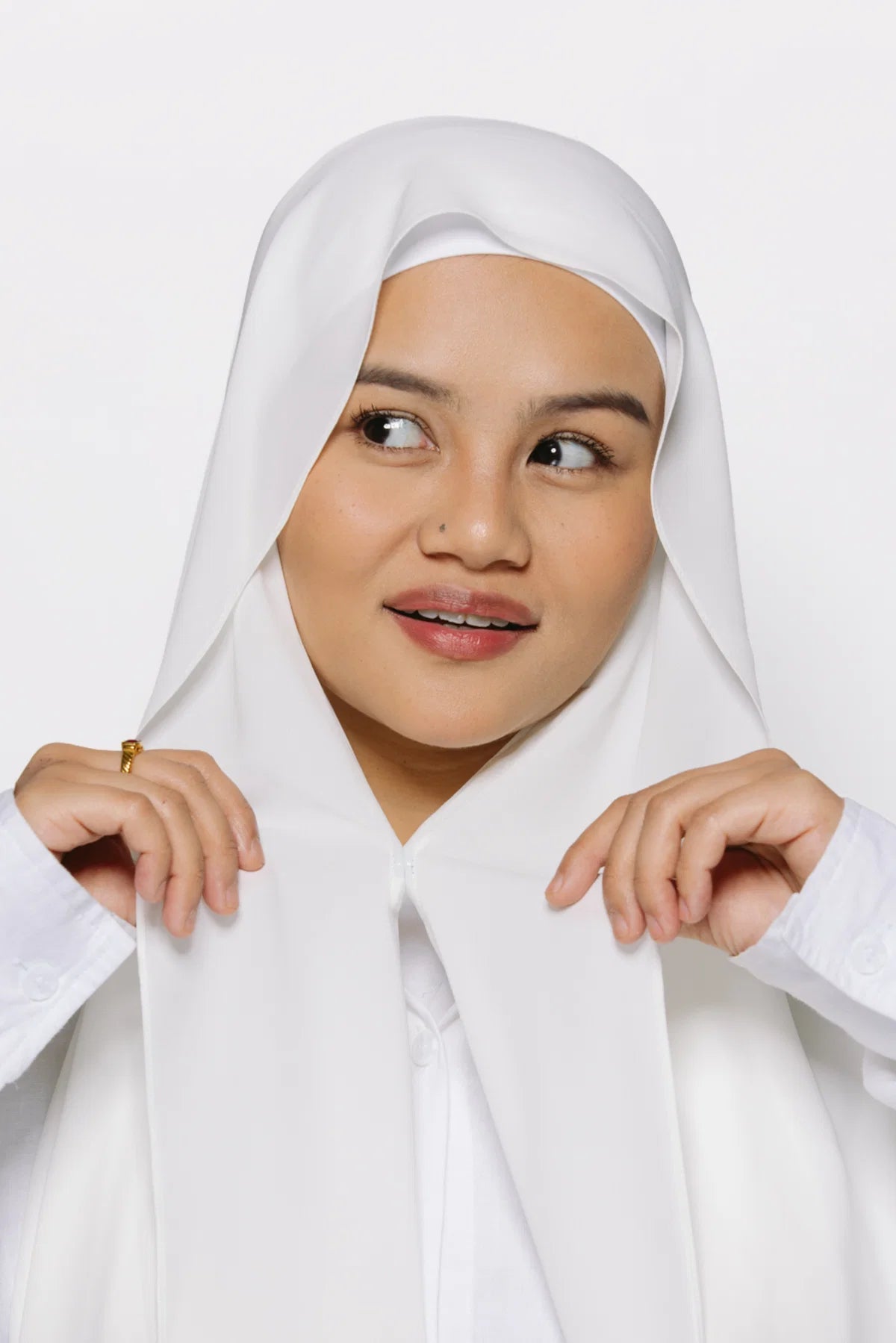 Hijab mousseline magnet